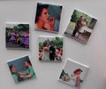2.5x2.5 Square Custom Photo Magnets (6 pack)